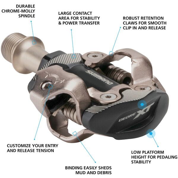 Shimano M8100 XT XC Race SPD Pedals