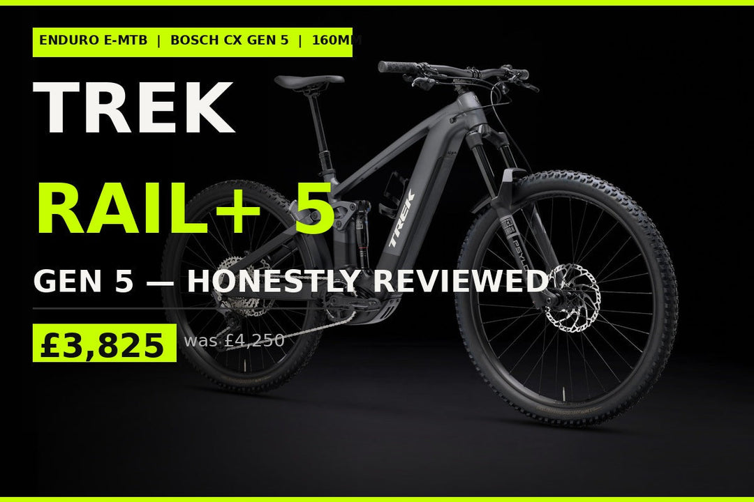 Trek Rail+ 5 Gen 5 — The Enduro E-MTB That Doesn't Flinch