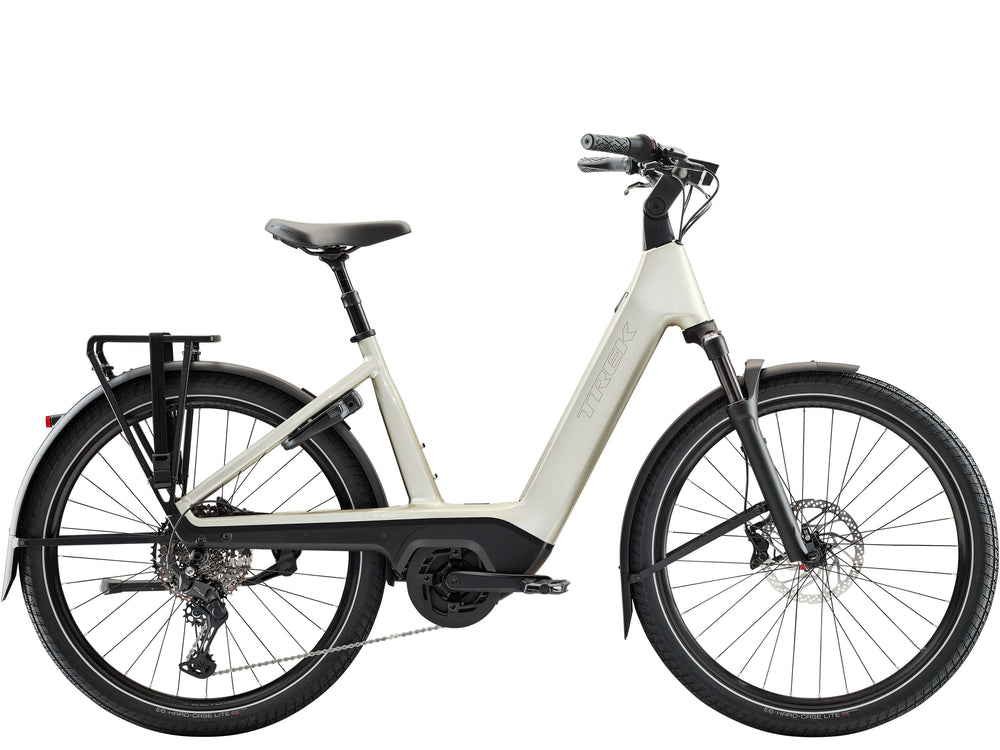 Trek Charter+ 5 R10 540 Wh Lowstep 2026 in Lunar Silver — All Ride Now, Midhurst