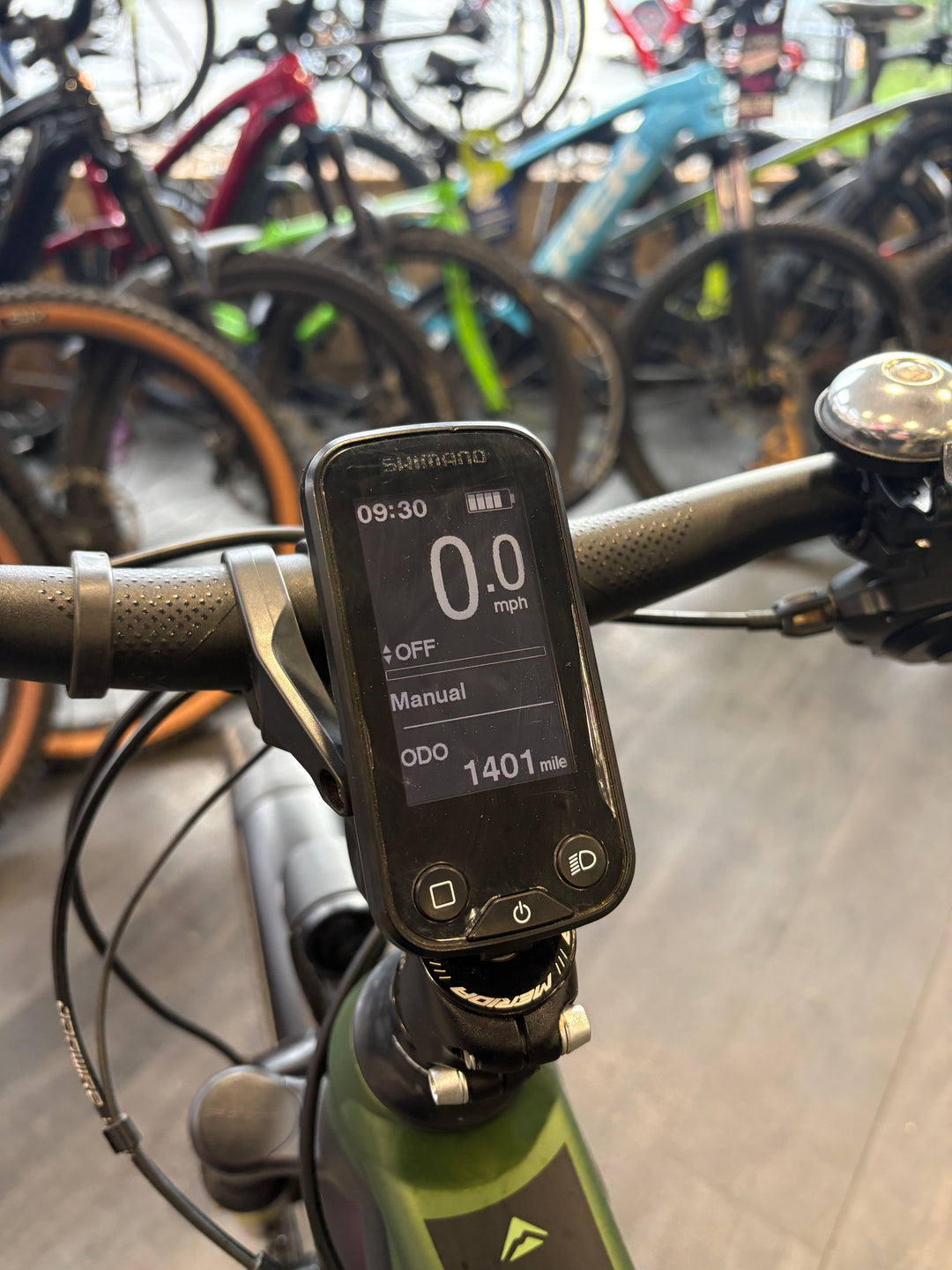 Shimano Steps E-Bike  screen