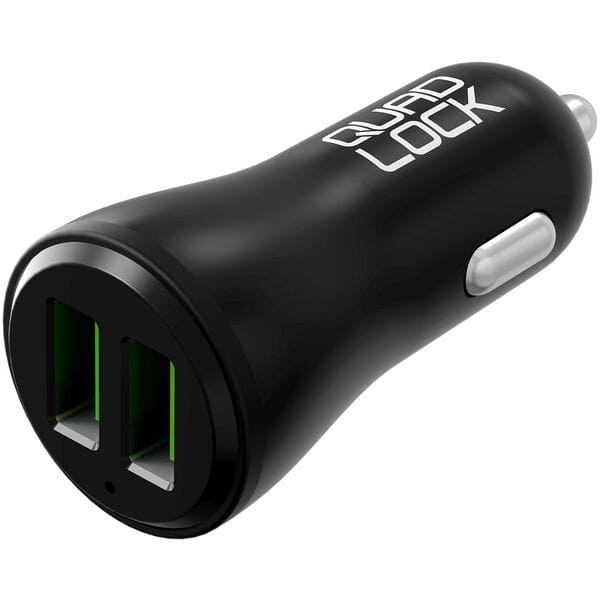 Quadlock Dual USB 12V Car Charger