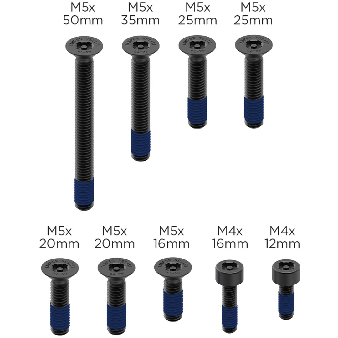 Quadlock Anti Theft Screws